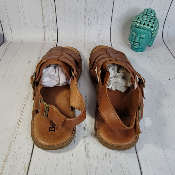Men\'s Brown Leather Fisherman Sandals main image 14